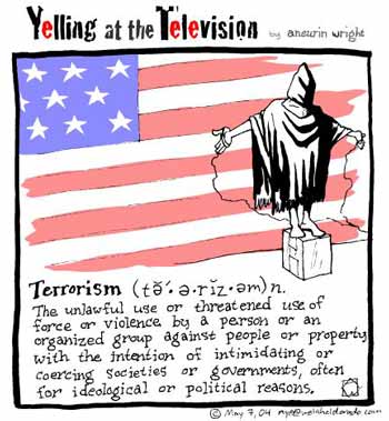 Yelling at the Television by Aneurin Wright