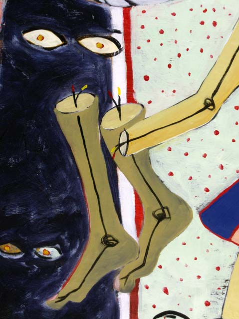 Detail of a Painting by Kate White